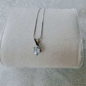 Aquamarine necklace